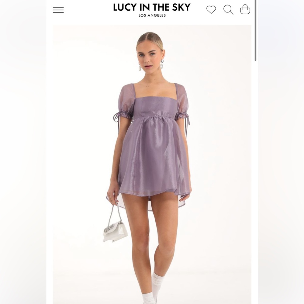 Lucy In The Sky Emerson Dress Purple